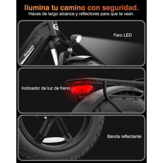 Bicicleta Eléctrica Bodywel F20pro 500W 48V 20Ah 20"