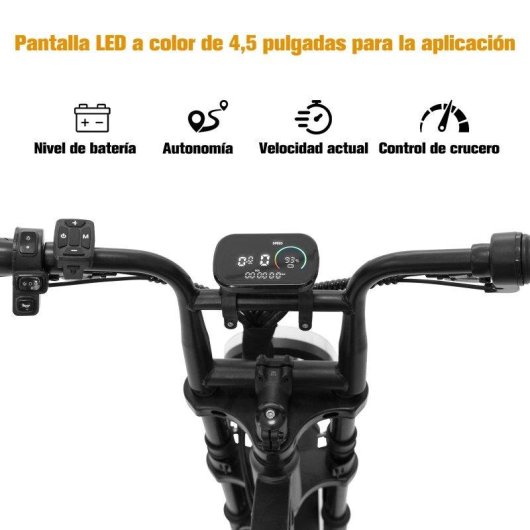 Bicicleta Eléctrica Bodywel M16 Motor 500W Batería 48V 13Ah