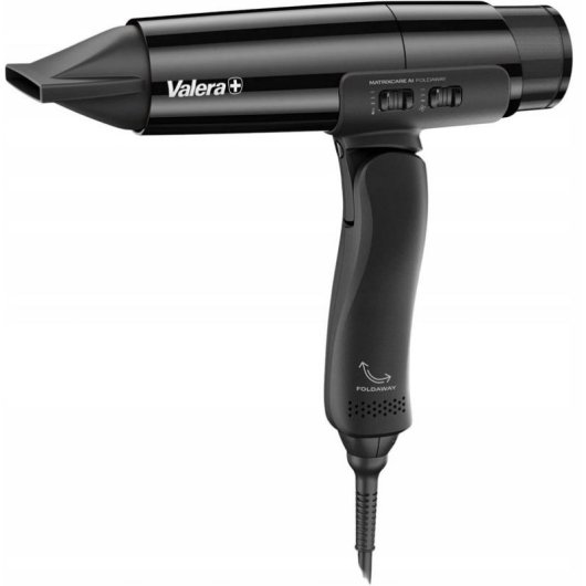 Sèche-cheveux Pliable Ionique Valera MatrixCare AI Fold-Away 2000W 3 Températures 3 Vitesses Noir