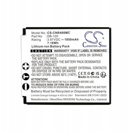 Bateria Cameron Sino DB-120 1850 mAh для Ricoh R4/GR IV