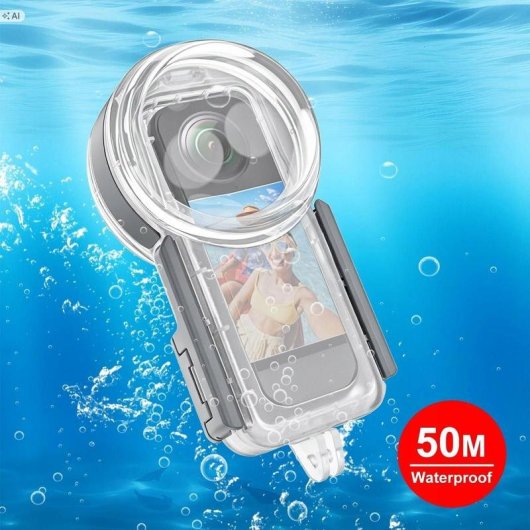 Funda Sumergible Puluz PU1206T Insta360 X5 360° 50m