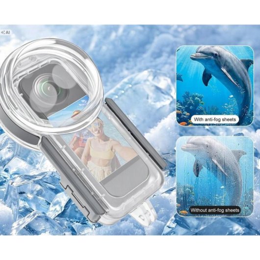 Funda Sumergible Puluz PU1206T Insta360 X5 360° 50m