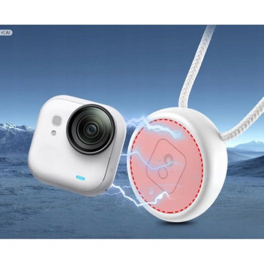 Soporte magnético de cuello Puluz PU1205W para Insta360 GO Ultra