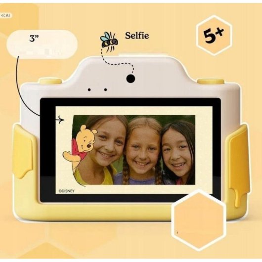 Cámara Compacta 4CV Mobile SB12014 5MP Pantalla 3" Selfie Disney