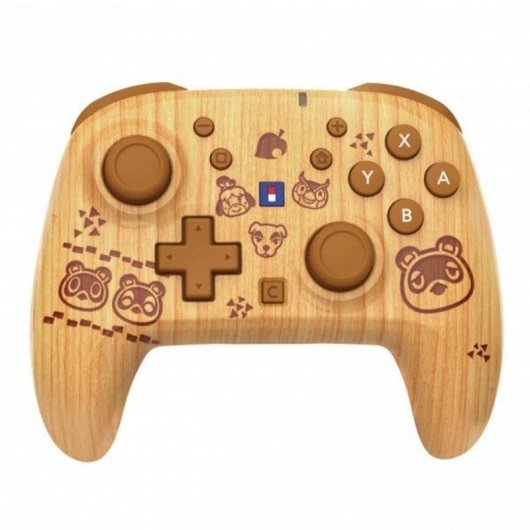 Drahtloser HORI HORIPAD Turbo Wood Brown Controller fuer Nintendo Switch und Switch 2