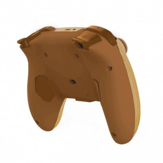 Drahtloser HORI HORIPAD Turbo Wood Brown Controller fuer Nintendo Switch und Switch 2