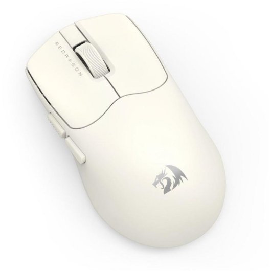 Ratón Redragon Axion M933 Conectividad Triple 45000 DPI Blanco 5 Botones