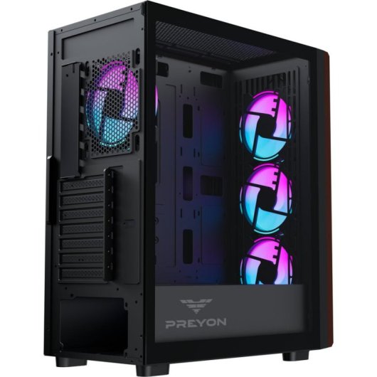 Case PC PREYON Nest Timber Mid Tower ATX Vetro ARGB