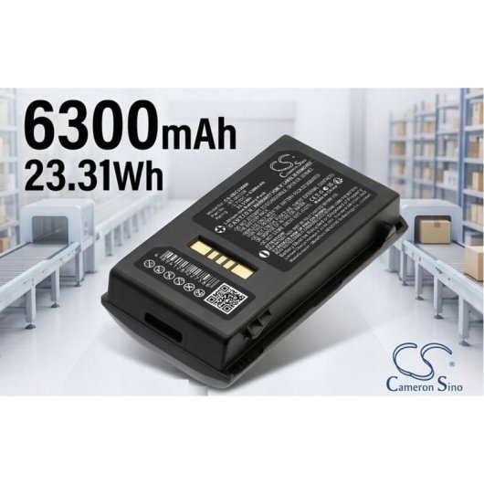 Batería de repuesto Cameron Sino para terminales Zebra MC330/MC3300 6300 mAh