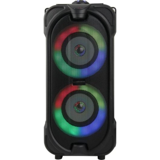 Colunas Esperanza Bluetooth 10W com USB, microSD e LED RGB