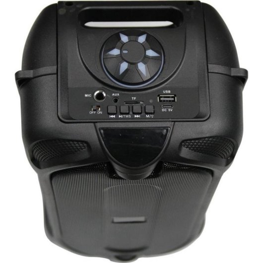 Colunas Esperanza Bluetooth 10W com USB, microSD e LED RGB