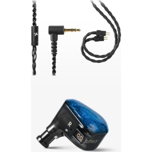Auricolari Truthear Crinacle Zero con cavo Mini Jack 3,5 mm suono dettagliato blu