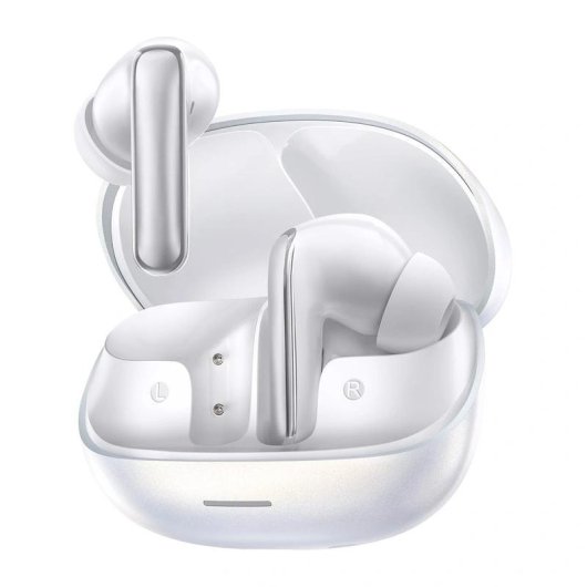 Auriculares QCY MeloBuds N65 sans fil Bluetooth 6.0 ANC adaptatif IPX5 Blanc