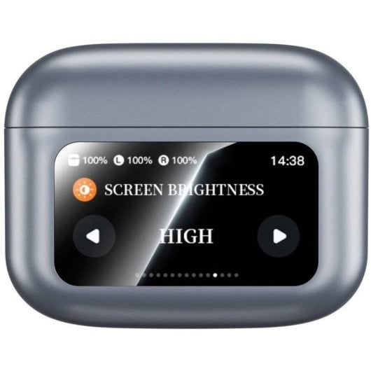 Auriculares Buxton BTW 9600 inalámbricos Bluetooth con cancelación de ruido ANC y IPX6 gris