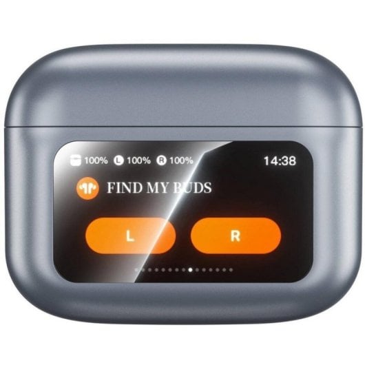 Auriculares Buxton BTW 9600 inalámbricos Bluetooth con cancelación de ruido ANC y IPX6 gris
