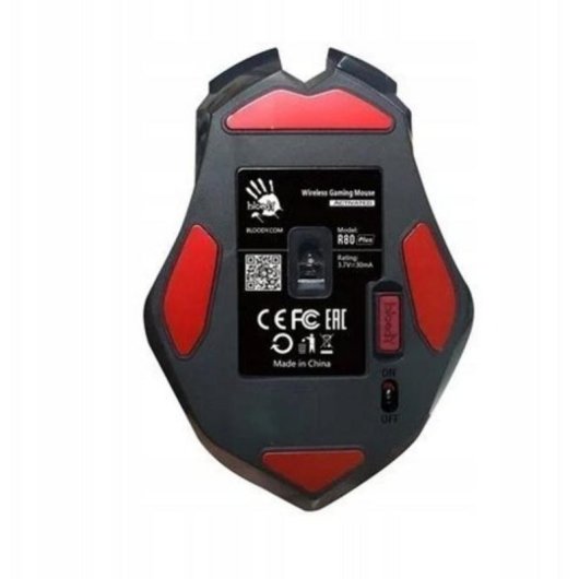 Ratón A4Tech Bloody R80 Plus wireless 5000 DPI nero 8 pulsanti programmabili