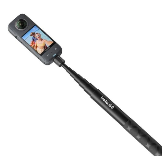 Perche selfie Insta360 télescopique aluminium 114 cm noir