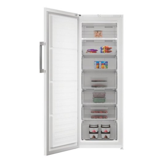 Congelador vertical Whirlpool WHMFF 1292 W4E 256 L Blanco