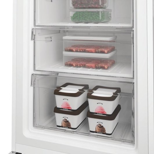 Congelador vertical Whirlpool WHMFF 1292 W4E 256 L Blanco