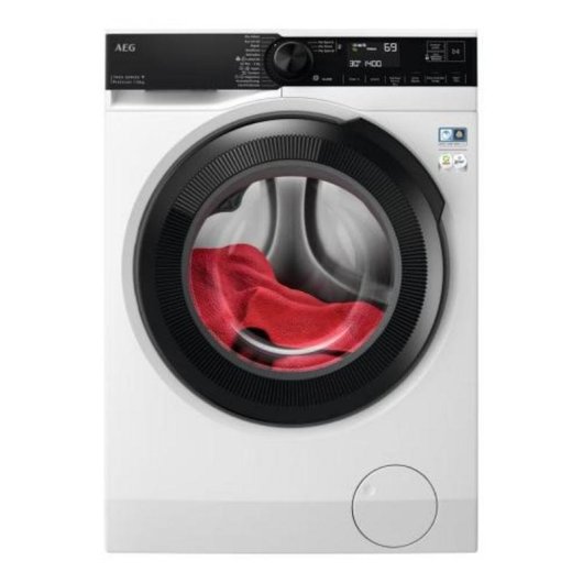 Lavadora AEG Carga Frontal 12 Kg 1300 rpm Clase A Blanca con Vapor Plus