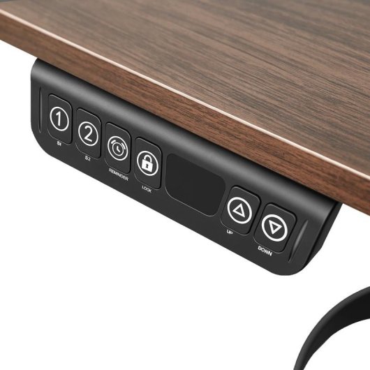 Escritorio Napofix OD4130-M Ajuste Eléctrico 1600 x 600 mm Negro