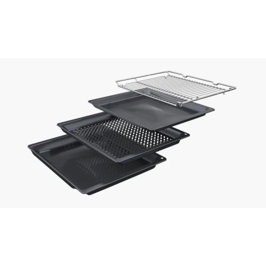 Forno Multifunções Siemens HR232GEB3 Hidrolítico 71L 60cm A+ AirFryer Preto