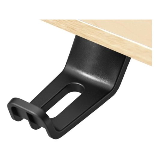 Escritorio Napofix OD4120-M elevable eléctrico 160x60 cm negro madera gaming