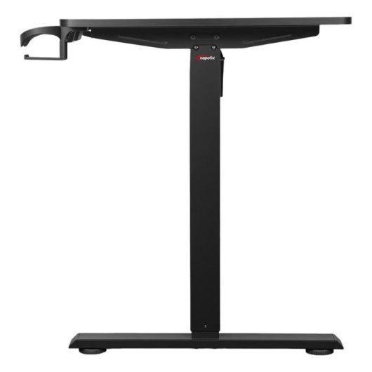 Escritorio Napofix OD4110-M regulable eléctrico 160 x 60 cm negro gaming y oficina