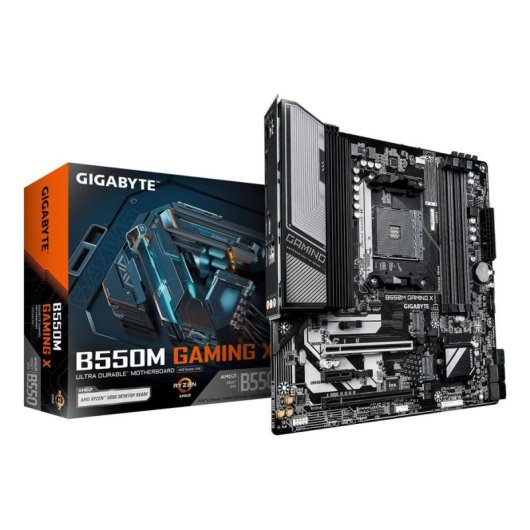 Motherboard GIGABYTE B550M GAMING X AMD B550 Sockel AM4 DDR4 Micro ATX Ohne WiFi