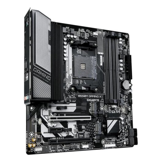 Motherboard GIGABYTE B550M GAMING X AMD B550 Sockel AM4 DDR4 Micro ATX Ohne WiFi