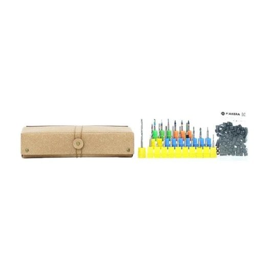Set de fraises CNC MAKERA Essential Extended 52 pieces 1/8"