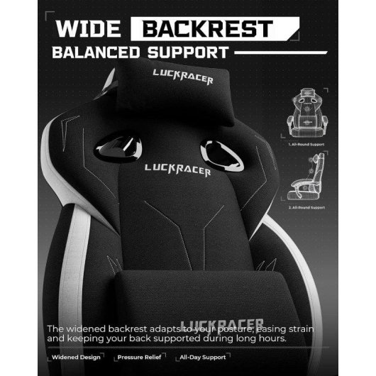 Silla Gaming GTPLAYER Ergonómica Reposapiés Reposabrazos Sincronizados Negro