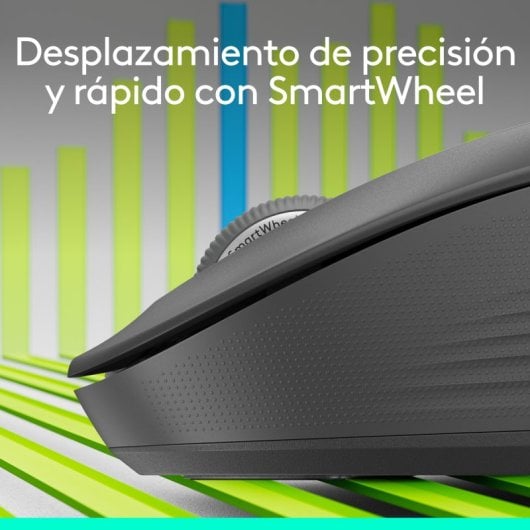 Souris Logitech Signature M550 L Bluetooth 6 boutons Gris silencieuse