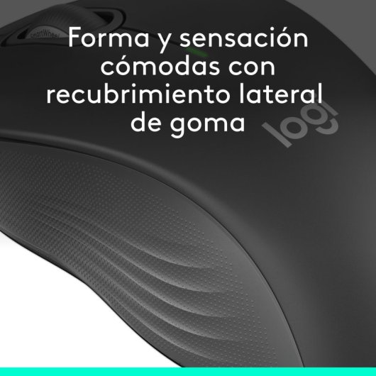 Souris Logitech Signature M550 L Bluetooth 6 boutons Gris silencieuse
