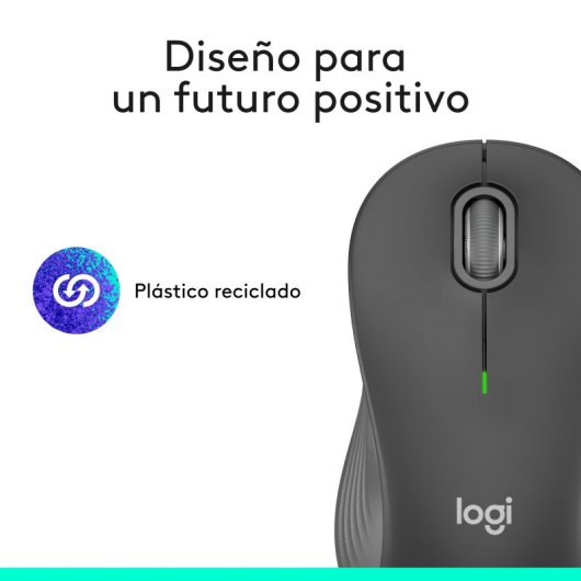 Souris Logitech Signature M550 L Bluetooth 6 boutons Gris silencieuse