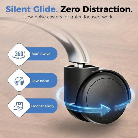 Silla Ergonómica GTPLAYER Ajustable Reposacabezas 3D Soporte Lumbar 3D Reposabrazos Plegables Gris