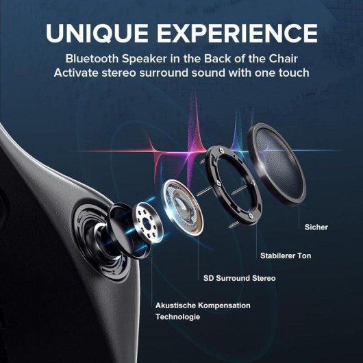 Silla Gaming GTPLAYER Ergonomic Bluetooth Reposapiés Rosa