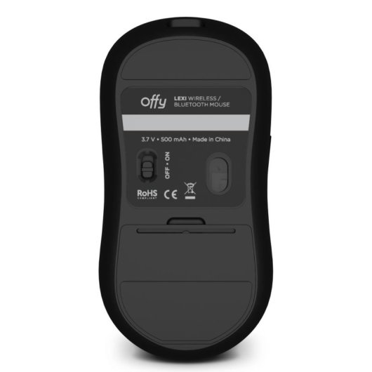Mouse Offy LEXI RF Wireless Bluetooth 4800 DPI Nero 8 Pulsanti
