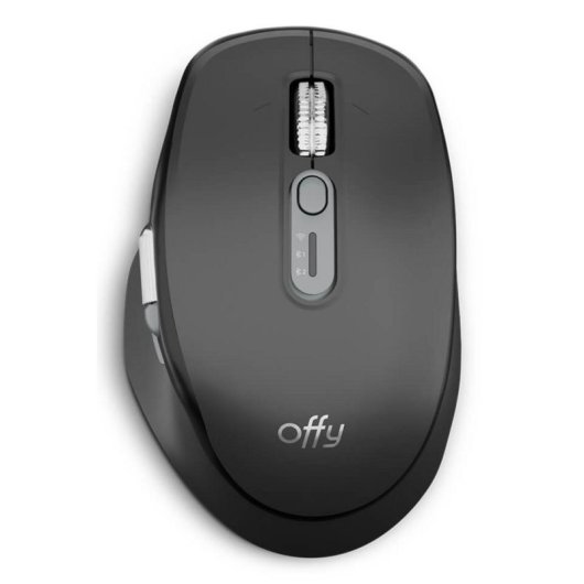 Mouse Offy AXIO Bluetooth USB-C 4800 DPI Nero 9 Pulsanti