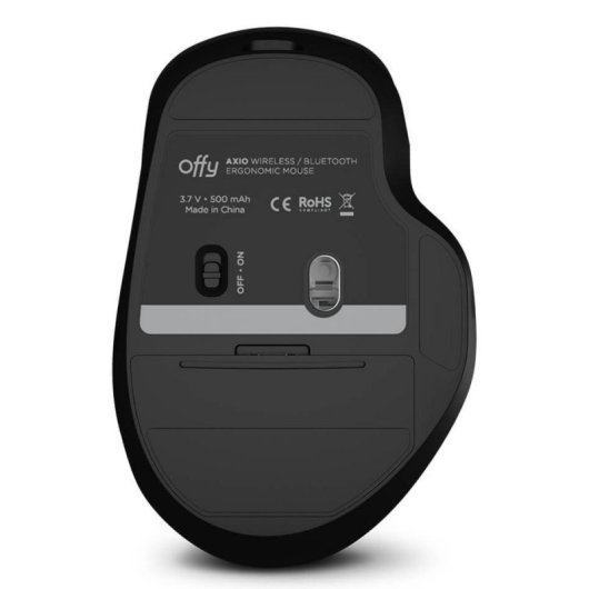 Mouse Offy AXIO Bluetooth USB-C 4800 DPI Nero 9 Pulsanti