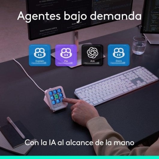Clavier Logitech MX Keypad programmable 9 touches LCD profils IDE USB-C