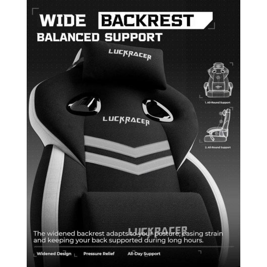 Silla Gaming GTPLAYER Reposapiés Reposabrazos Sincronizados Negro
