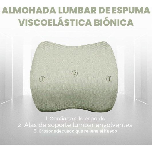 Cadeira Gaming GTPLAYER Ergonomica Giratoria Ajustavel Tecido Respiravel Verde