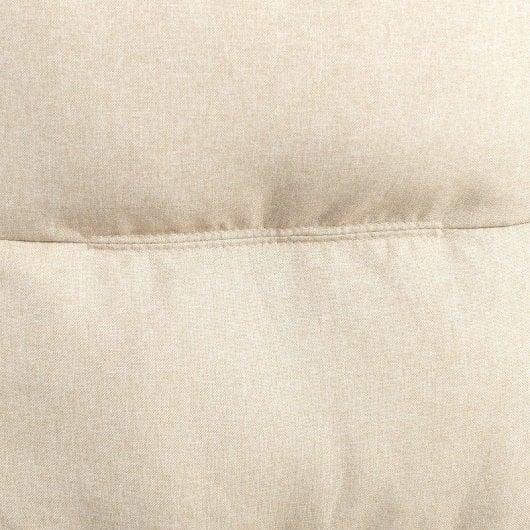 Cadeira de escritorio Vinsetto com massagem altura regulavel bege