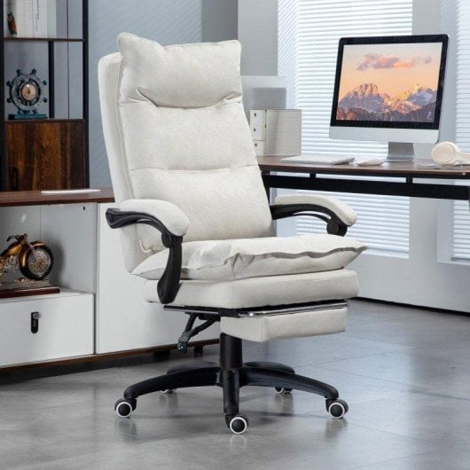 Cadeira de escritório Vinsetto 921-232V90CW com massagem e ajuste de altura