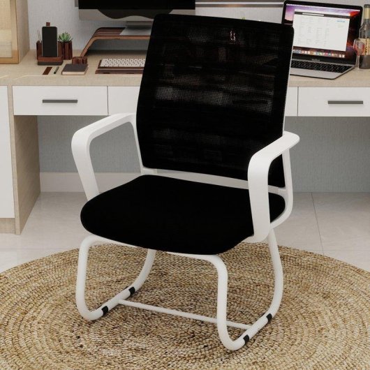 Sedia da ufficio Rolipo W3301 struttura metallica confortevole minimalista