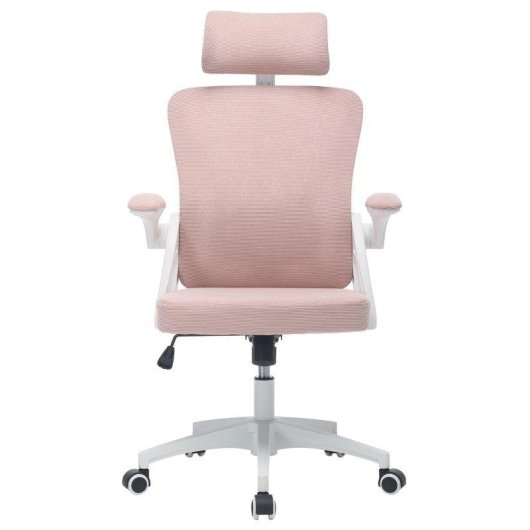 Cadeira de escritorio ergonómica BES-C062PK Rolipo Malha respiravel