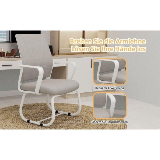 Silla de Oficina Rolipo W3301 Estructura Metálica Minimalista