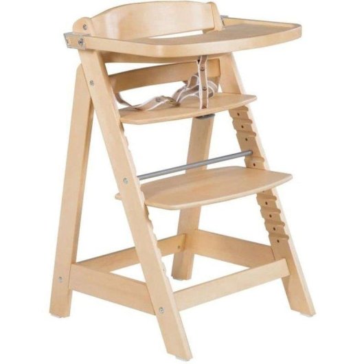 Silla alta Roba Sit Up Click et Fun madera natural