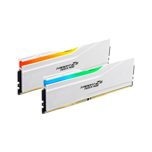 Mémoire RAM G.Skill Trident Z5 NeoX RGB 32Go 2x16Go DDR5 6000MHz CL36 AMD EXPO Blanc RGB